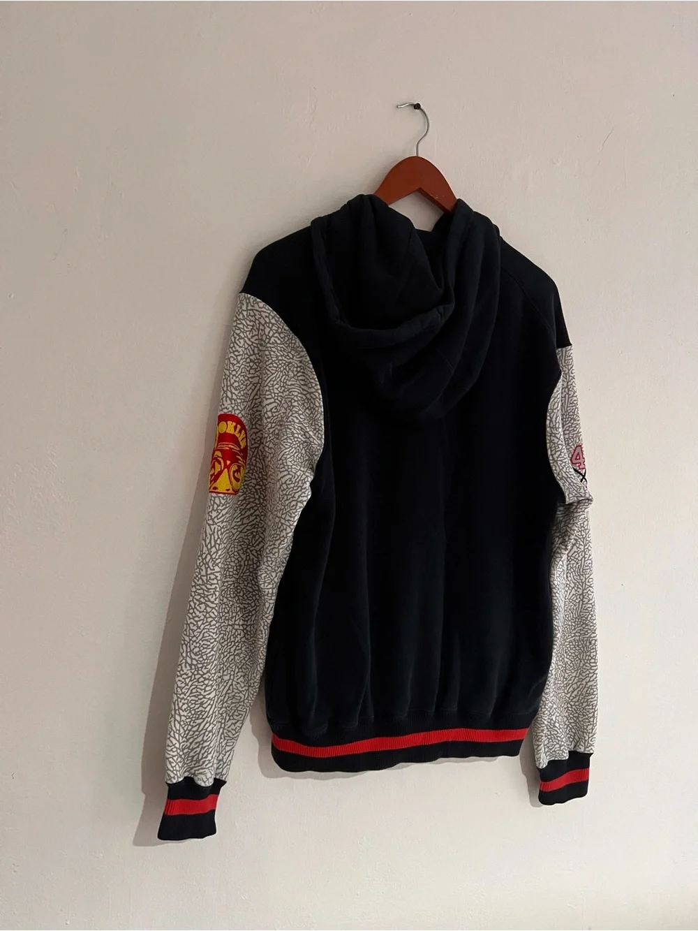 Vintage Nike Air Jordan Spike Lee Zip Up Hoodie Size Large Men’s Rare Patches